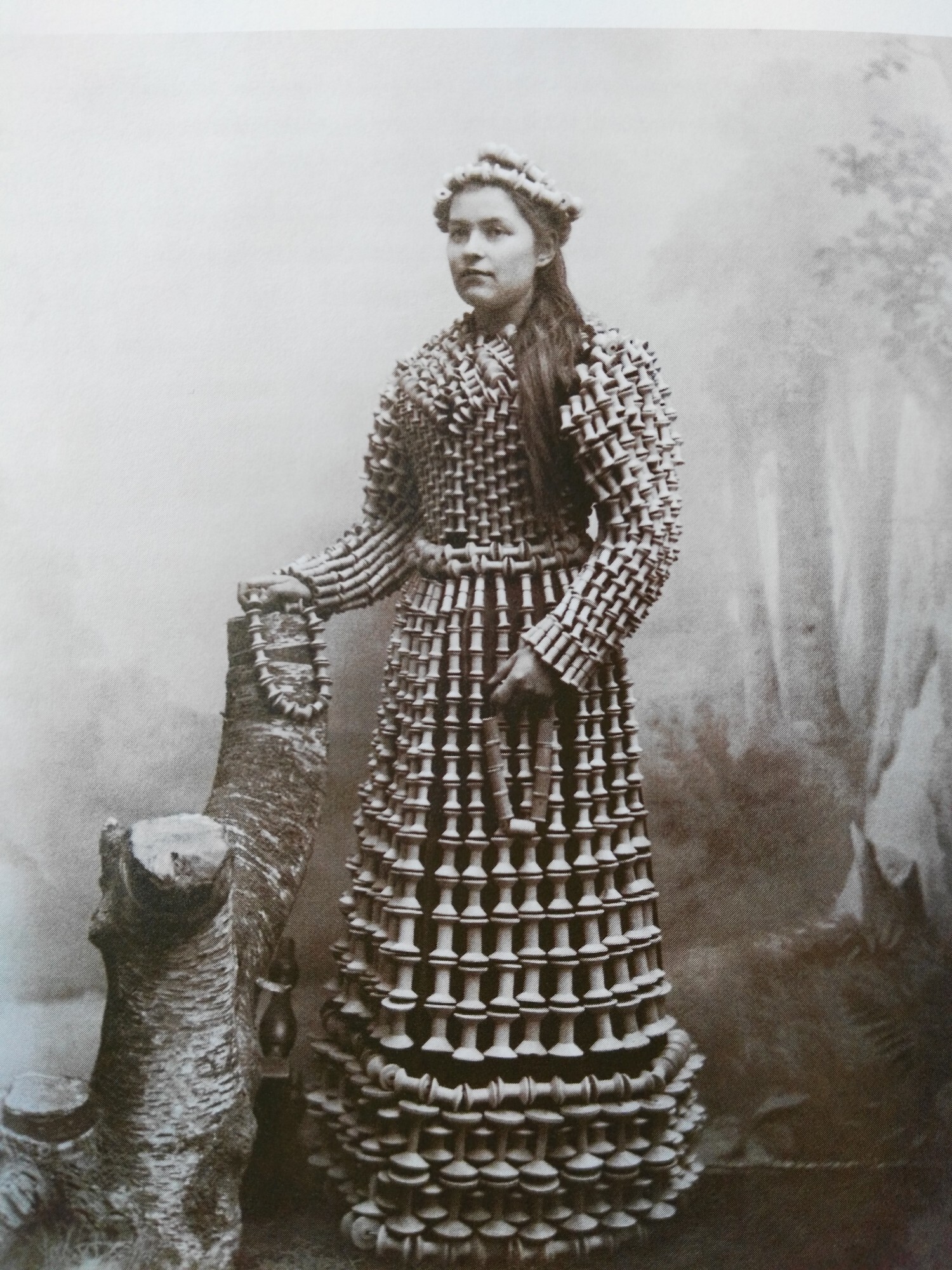 1890s bobbin dress